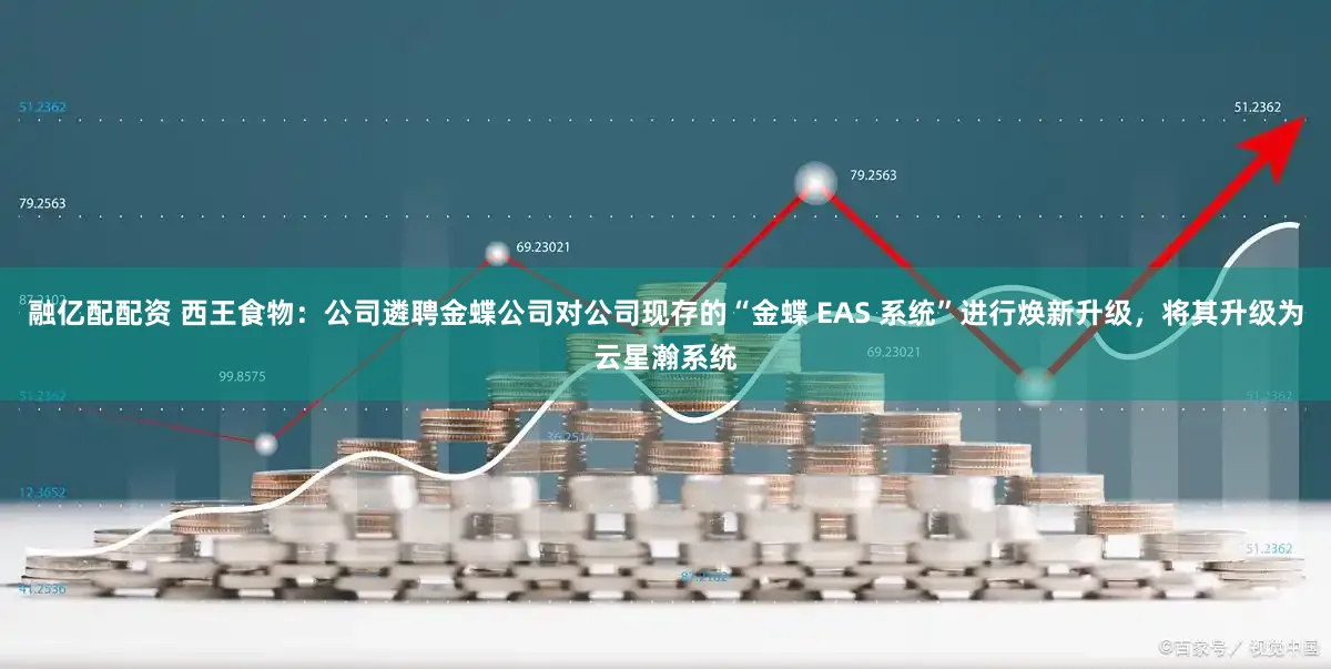 融亿配配资 西王食物:公司遴聘金蝶公司对公司现存的“金蝶 EAS 系统”进行焕新升级,将其升级为云星瀚系统