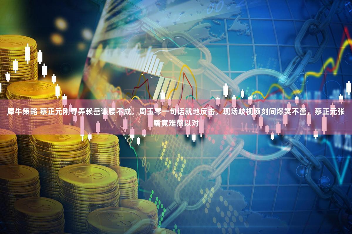 犀牛策略 蔡正元刚辱弄赖岳谦腰不成，周玉琴一句话就地反击，现场歧视顷刻间爆笑不啻，蔡正元张嘴竟难熬以对