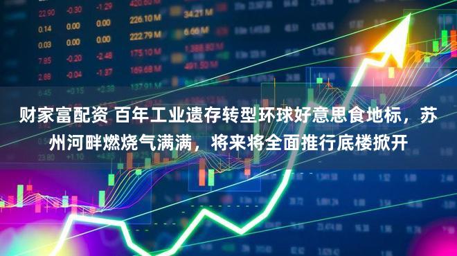 财家富配资 百年工业遗存转型环球好意思食地标，苏州河畔燃烧气满满，将来将全面推行底楼掀开