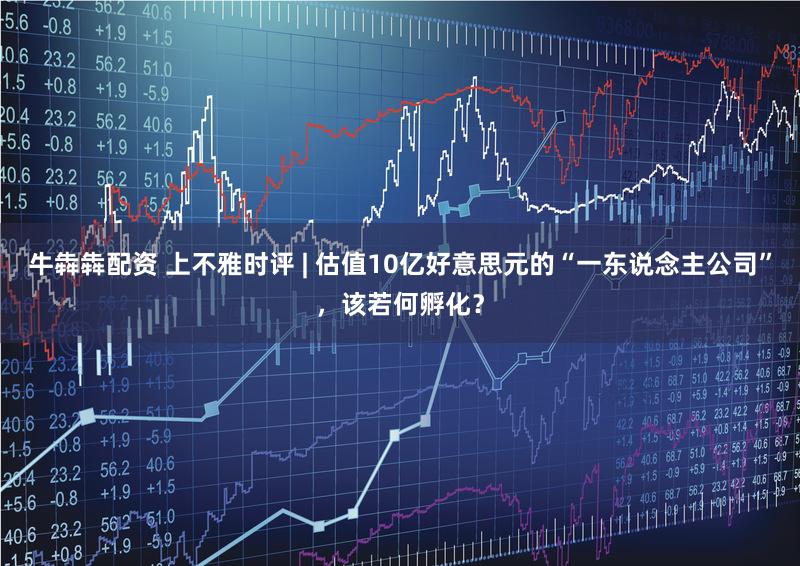 牛犇犇配资 上不雅时评 | 估值10亿好意思元的“一东说念主公司”,该若何孵化?